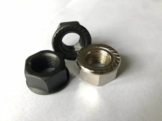 Lock Nut DIN6923 Carbon Steel Zinc Plated Hex Head Serrated Spinlock Flange Nut