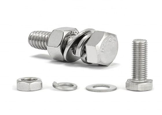 stainless steel m27 hex head bolt Fastener DIN931 Bolzen all style of screw 16mm m40 High strength TC bolt nut washer A3