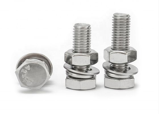 304 316 stainless steel a2 a4 fasteners hex bolt and nut set with washer Hardware Fasteners 304 Stainless Steel M8