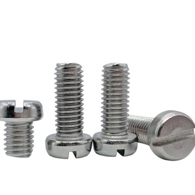 M5*12 Titanium Pan Head Slotted Screw With DIN84