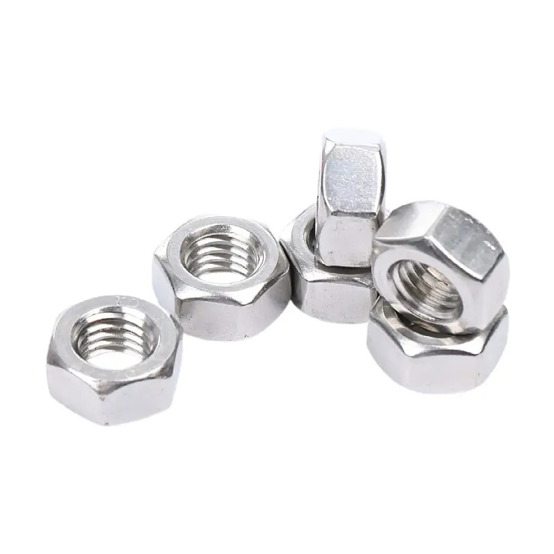 Din933 Din934 Factory Price Stainless Steel Fastener Hex Stainless Steel Nut