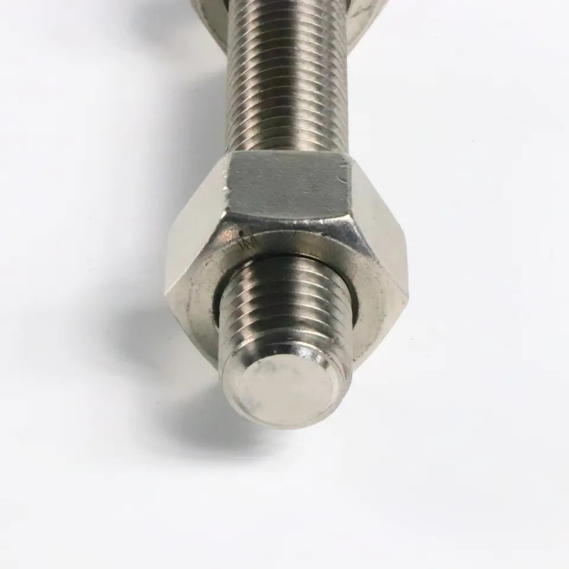 TOBO 2023 Hot Low MOQ Super Duplex Stainless Steel 2205  2&quot;-16&quot; Stud Bolts And Nuts Threaded  Stud  Bolts