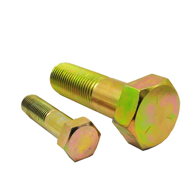 Yellow Zinc DIN933 Stainless Steel Fasteners ANSI 4.8 Stainless Sheet Metal Screws