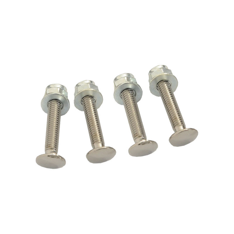 JIS M4 Stainless Steel Bolts 400MPa 4.6 Grade Bolts Sliver