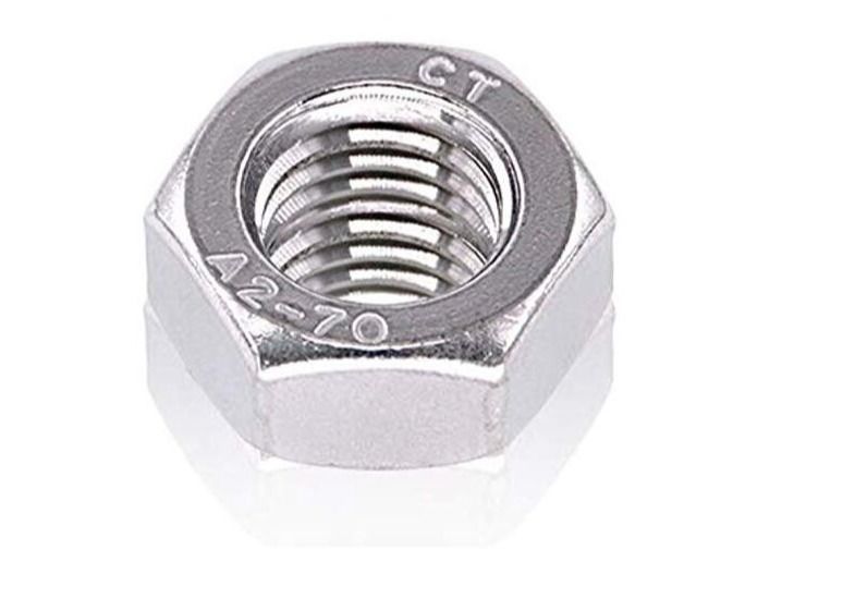 Hex M12 Metric Coupling Nuts DIN6334 Zinc Coated Bolts