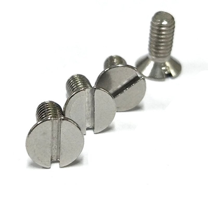 M3*12mm Stainless Steel A2-70 SS304 Slotted Countersunk Head Screws