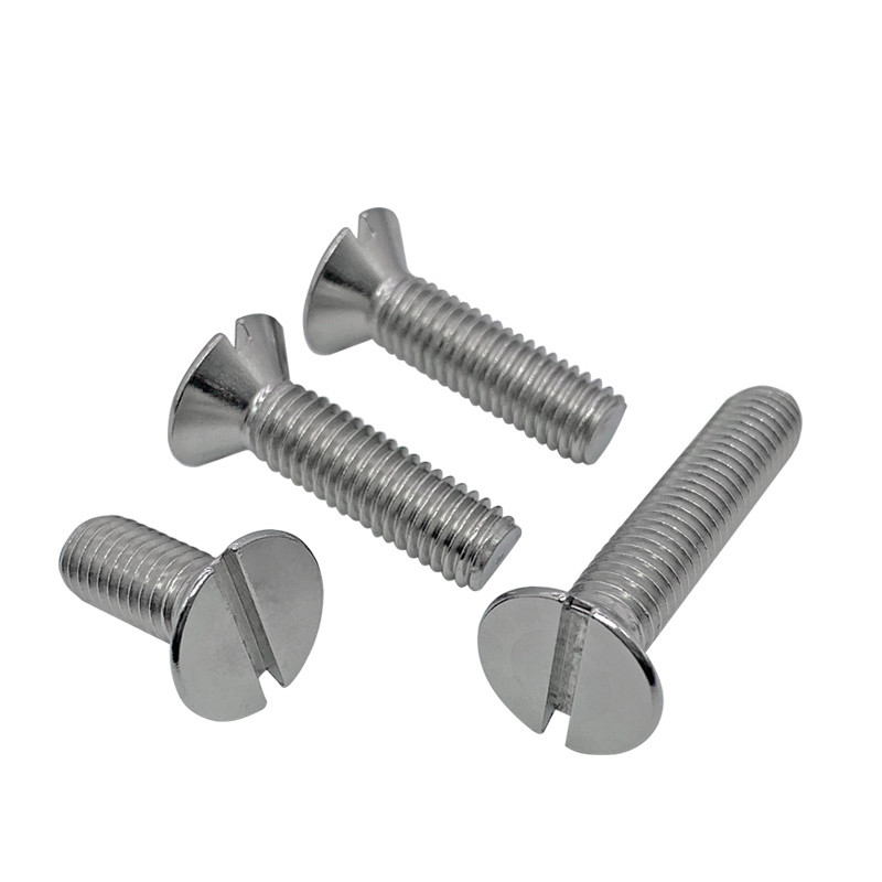 Good Sale M8 M10 Stainless Steel SS304 Slotted Flat Head Screw